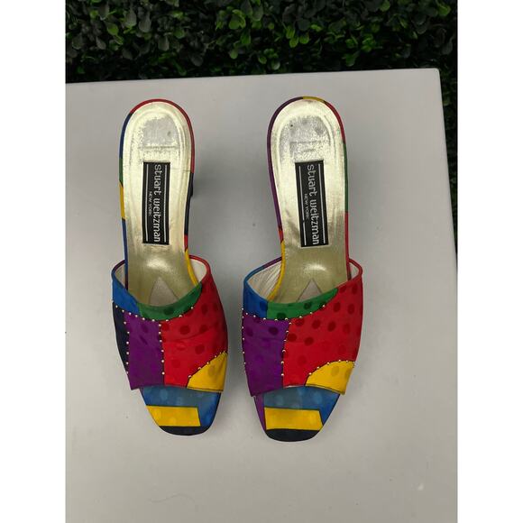 Stuart Weitzman New York platform slip on Heels, size 7.5 - Picture 2 of 7